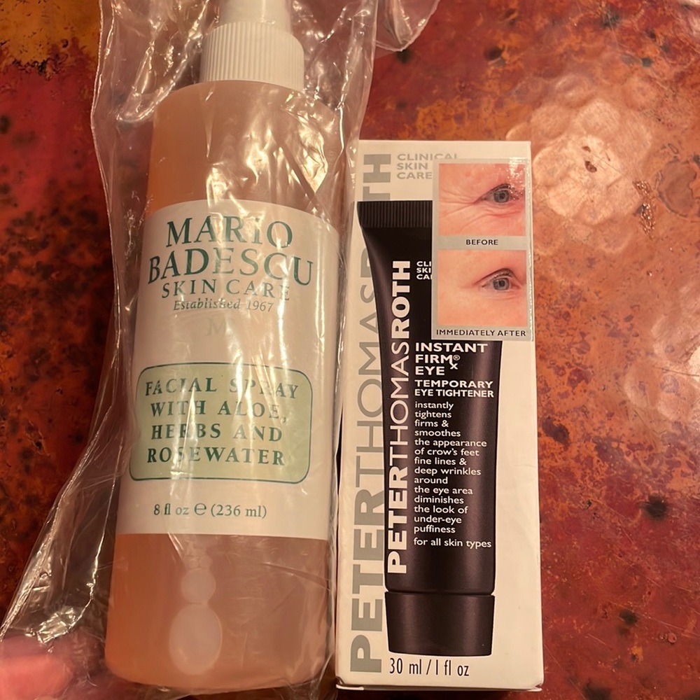 Mario badescu Facial Spray Peter Thomas Roth Instant Eye Firm